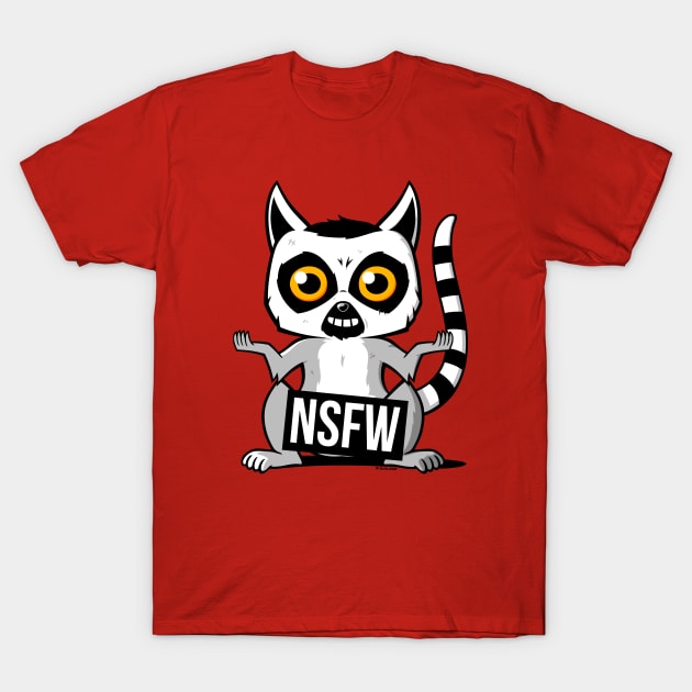 NSFW Lemur T-Shirt by wloem